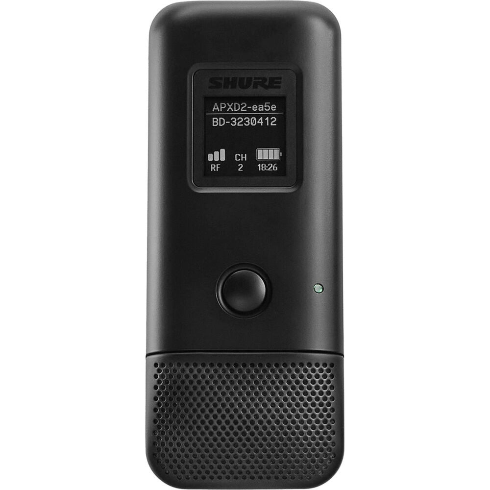 Micro de surface sans fil Shure MXW6X/C-Z10 - Cardioïde - Noir