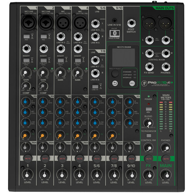 Mackie ProFX10v3+ 10-Channel Analog Mixer