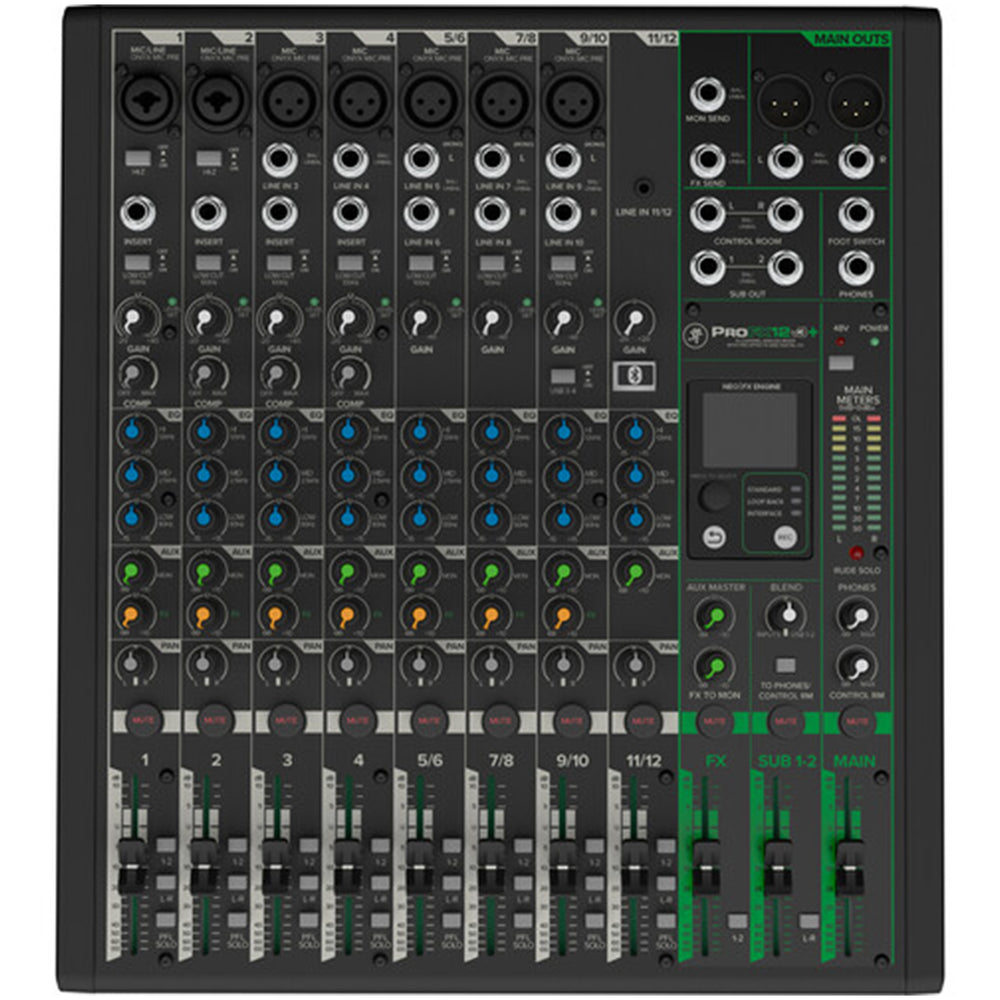 Mackie ProFX12v3+ 12-Channel Analog Mixer