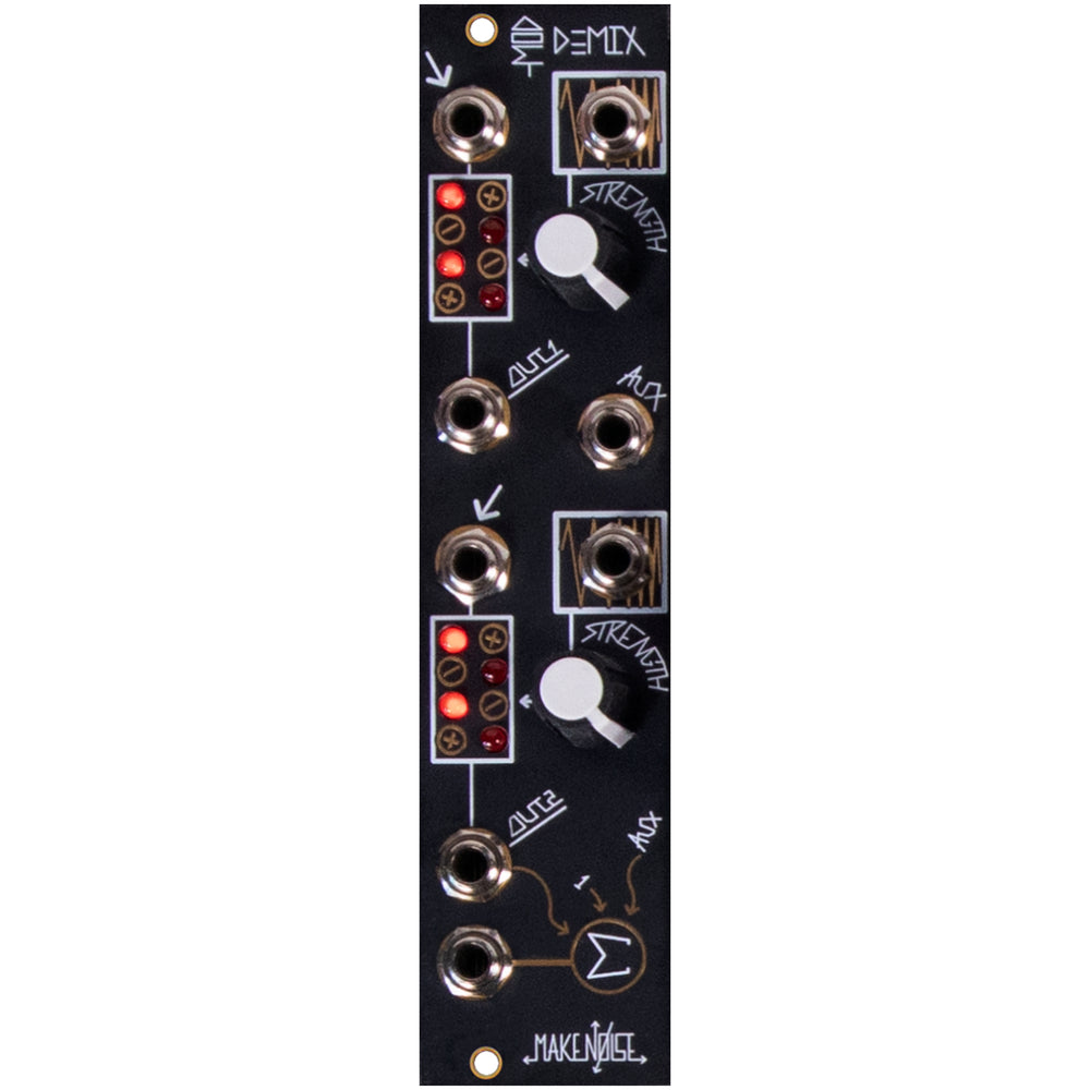 Make Noise ModDemix Dual Ring Modulator Black and Gold