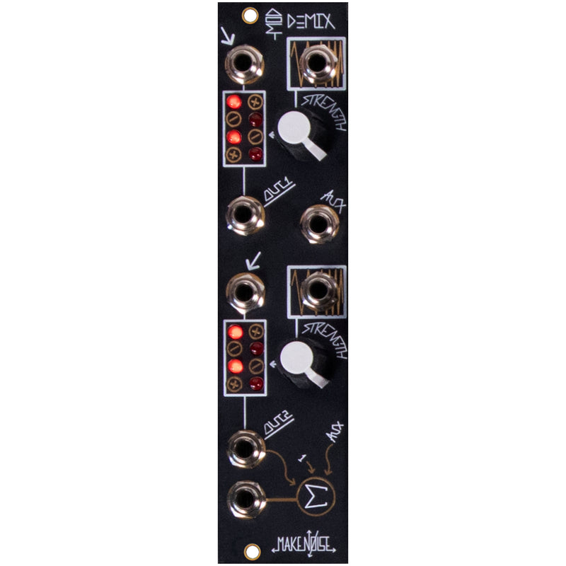 Make Noise ModDemix Dual Ring Modulator Black and Gold