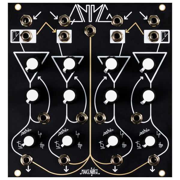 Make Noise QMMG - Quad Multi-Mode Gate Black & Gold