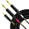 Mogami Gold 3.5mm Stereo Mini to Dual 1/4" TS Cable - 6 ft (1.8 m)