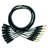 Mogami Gold 8-Channel 1/4" TRS to XLR Male Audio Cable - 10 ft (3 m)