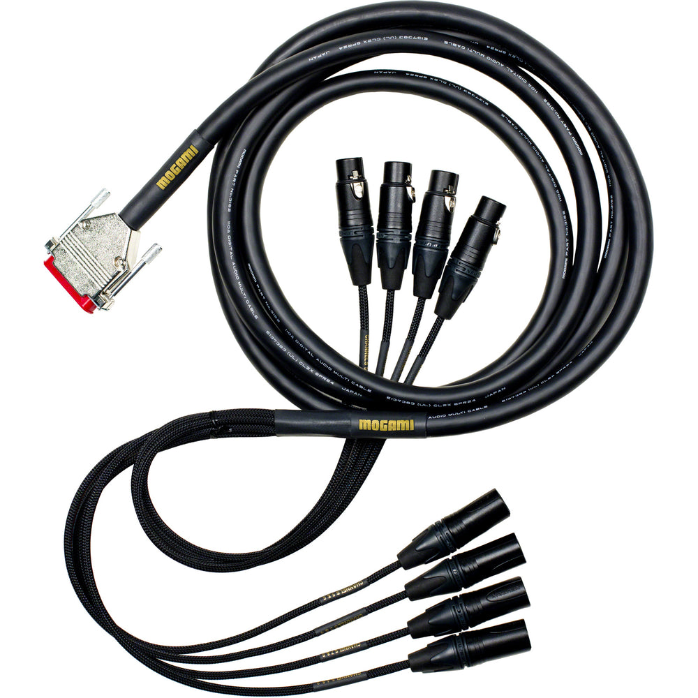Mogami Gold AES/EBU TD DB25 to XLR Digital Audio Cable - 25 ft (7.6 m)
