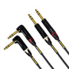 Mogami Gold Balanced Stereo Keyboard Cable, Right-Angle - 15 ft (4.6 m)