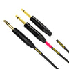 Mogami Gold Insert Cable, 1/4" TRS to Dual 1/4" TS - 2 ft (0.6 m)