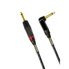 Mogami Gold Instrument Cable with Silent Plug, Straight to Right-Angle 1/4" TS - 10 ft (3 m)