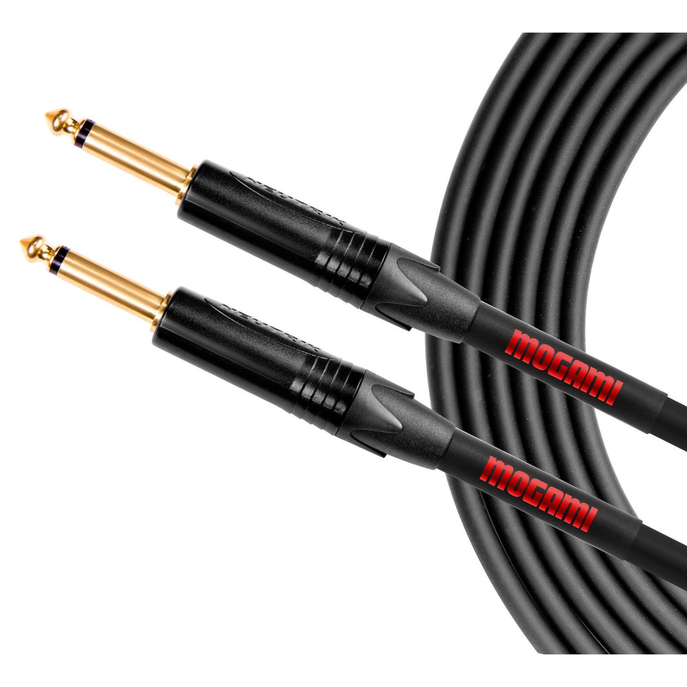Mogami Overdrive Guitar Instrument Cable, Straight 1/4" TS - 12 ft (3.7 m)