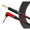 Mogami Overdrive Guitar Instrument Cable with Silent Plug, Straight to Right-Angle 1/4" TS - 12 ft (3.7 m)