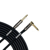 Mogami Platinum Guitar Cable, Straight to Right-Angle 1/4" TS - 40 ft (12.2 m)
