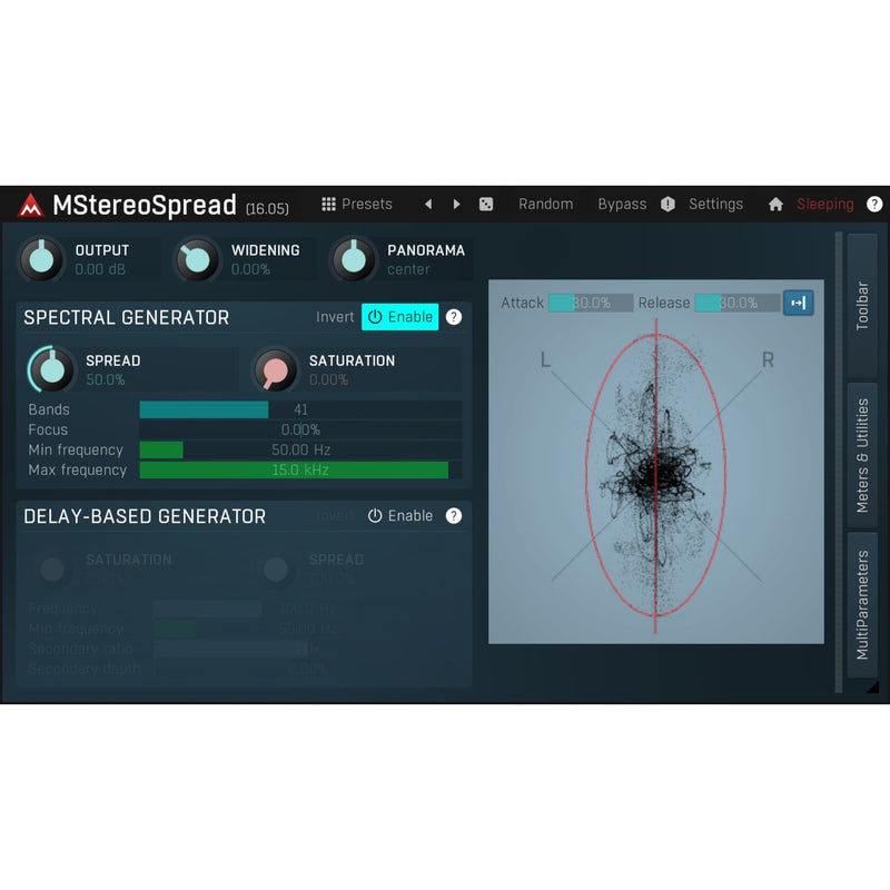 Melda MStereoSpread - Makes Audio Tracks Wide But Tight