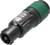 Neutrik 4-Pin Black speakON SPX Inline for 10-16mm OD Cables