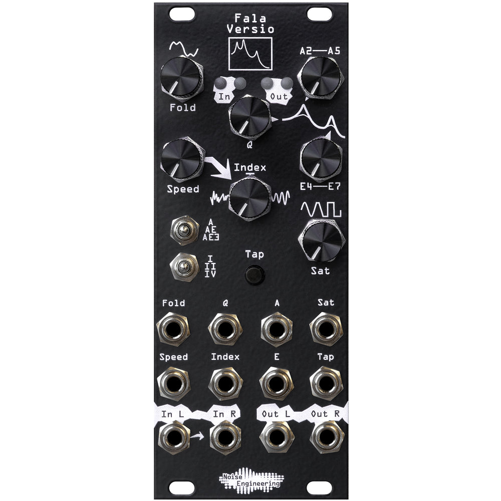 Filtre à formants stéréo Fala Versio de Noise Engineering, noir