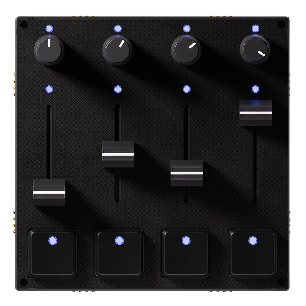 Intech Studio PBF4 Center Detent Series 3 -Button Controller