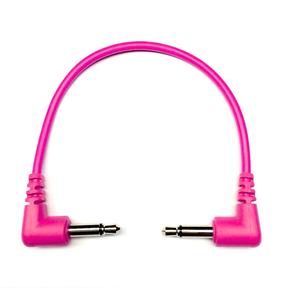 Tendrils Right Angled Eurorack Patch Cable 10Cm Magenta 6 Pa