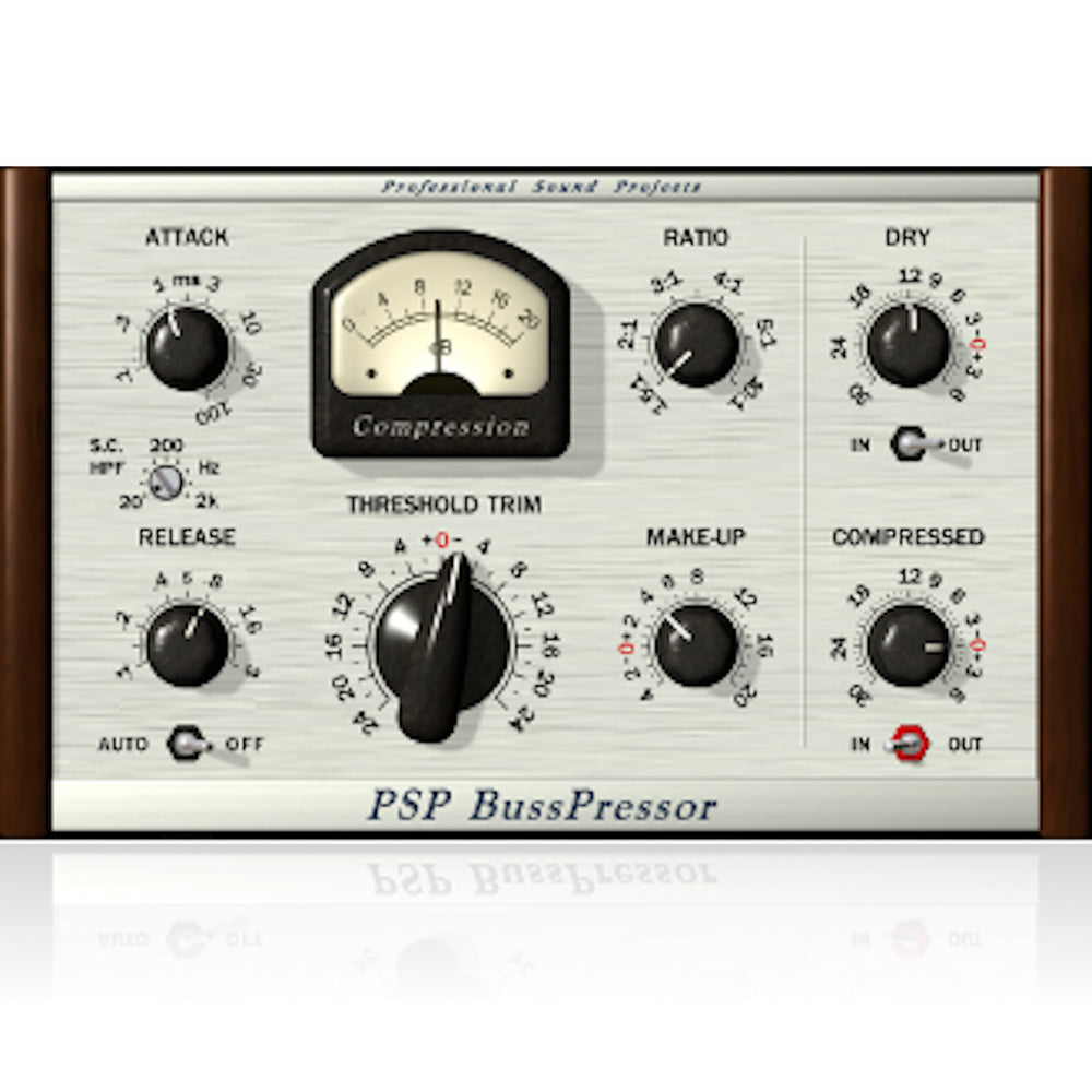 PSP BussPressor – Compression VCA classique avec réglage large