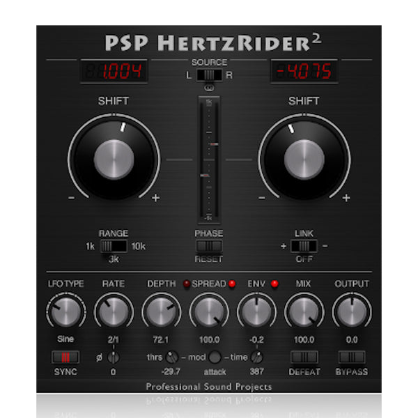 PSP HertzRider 2 - Frequency Shifter Plug-In