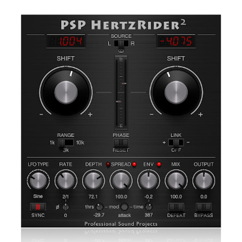 PSP HertzRider 2 - Frequency Shifter Plug-In