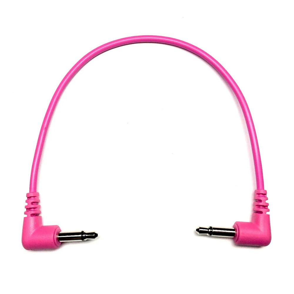 Tendrils Right Angled Eurorack Patch Cable 15Cm Magenta 6 Pa