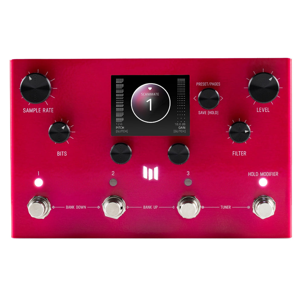 Meris Ottobit X Texture Engine Pedal - Limited Edition Pink