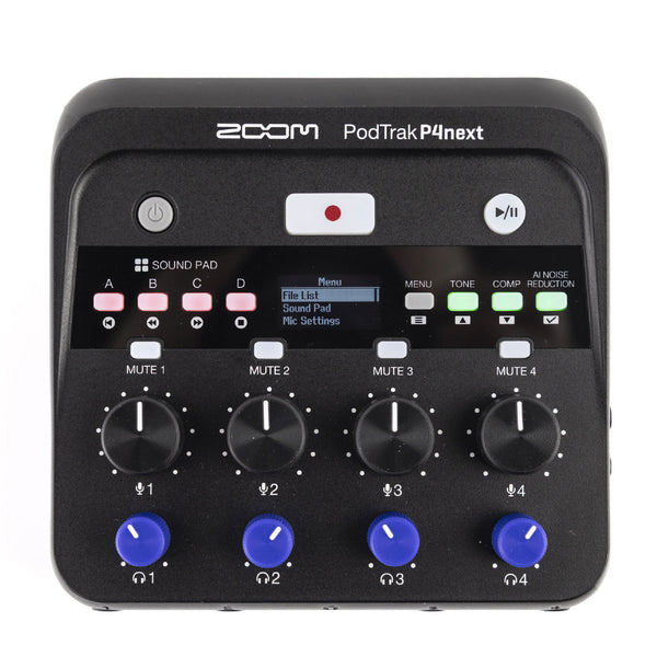 Zoom PodTrak P4next - Podcast Recorder