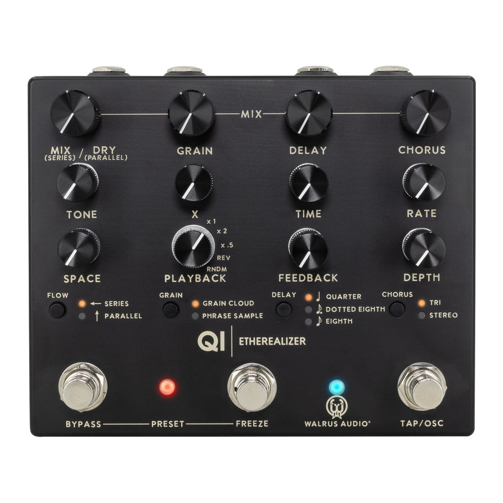 Walrus Audio Qi Etherealizer Black - Multi-Effects