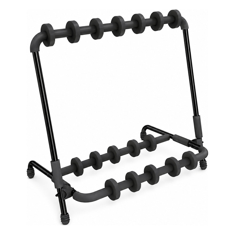 QuikLok GS350BB Multiple Universal Guitar Stand with Adjustable Instrument Slots