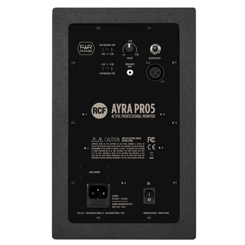 RCF AYRA PRO5 Professional Active Two-way Studio Monitors