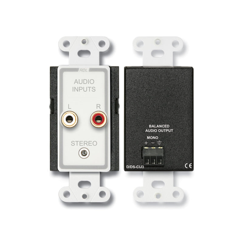RDL D-CIJ3 Consumer Mono Input Jacks