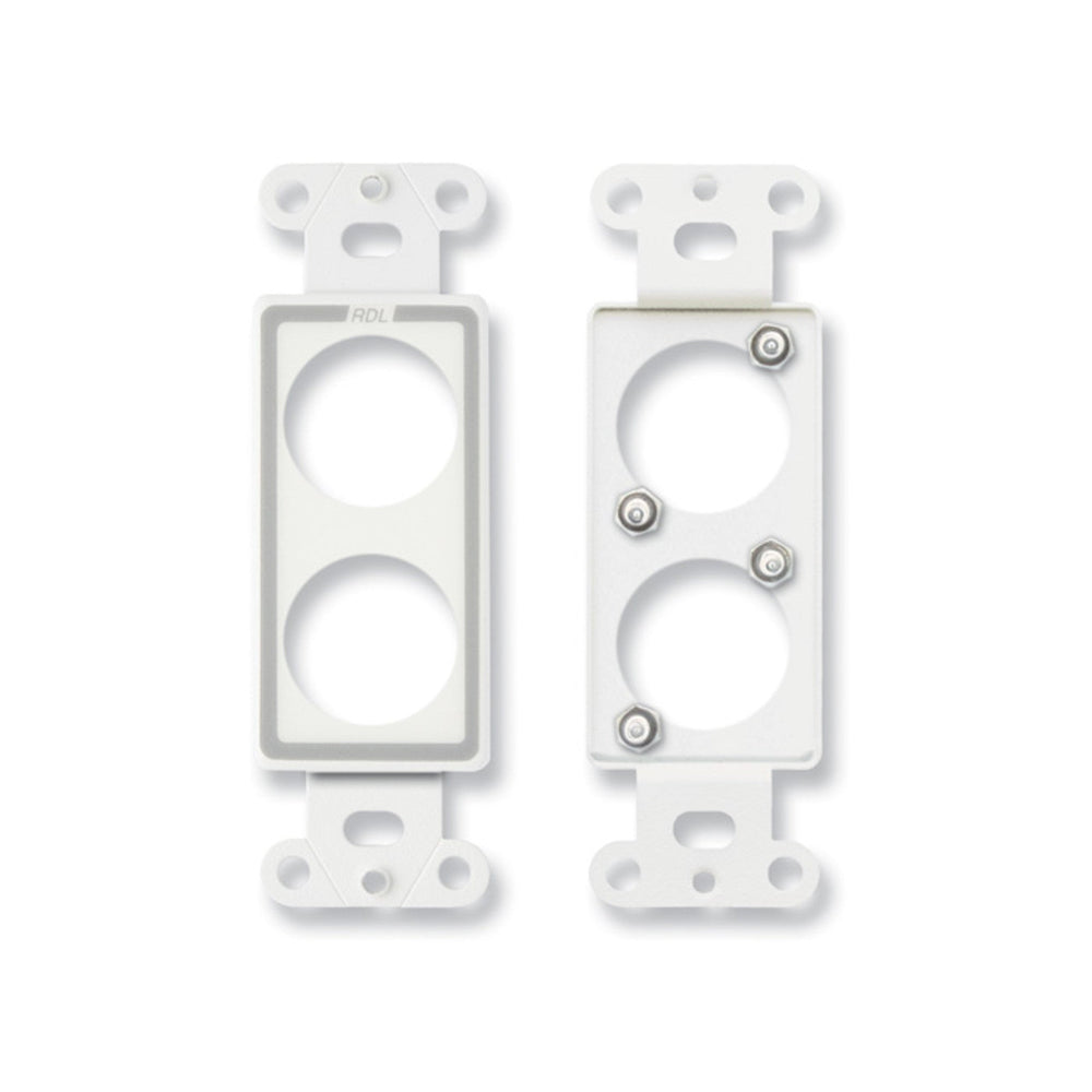 Plaque double RDL D-D2 pour connecteurs standard et spéciaux