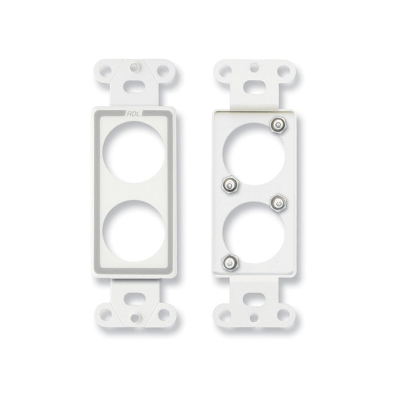Plaque double RDL D-D2 pour connecteurs standard et spéciaux