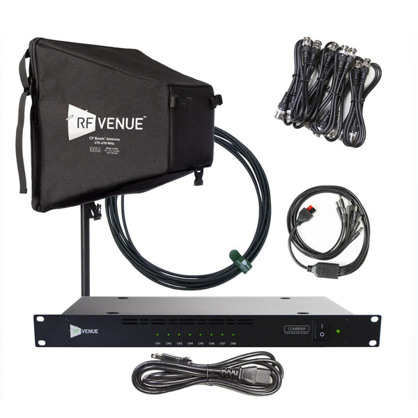 RF Venue COMB8CP-ARCB 8 Channel In-Ear Monitor Upgrade Pack