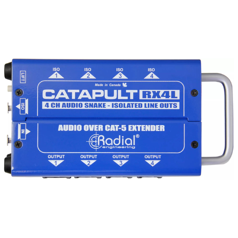 Récepteur audio quatre canaux ligne Radial Catapult RX4L