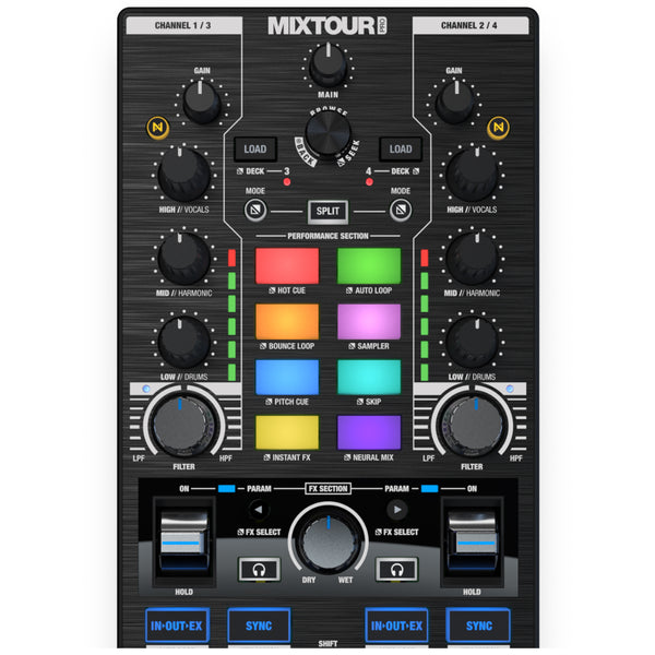 DJコントローラー MIXTOUR Reloop Mixtour-Pro All-in-One Four-Deck DJ Controller