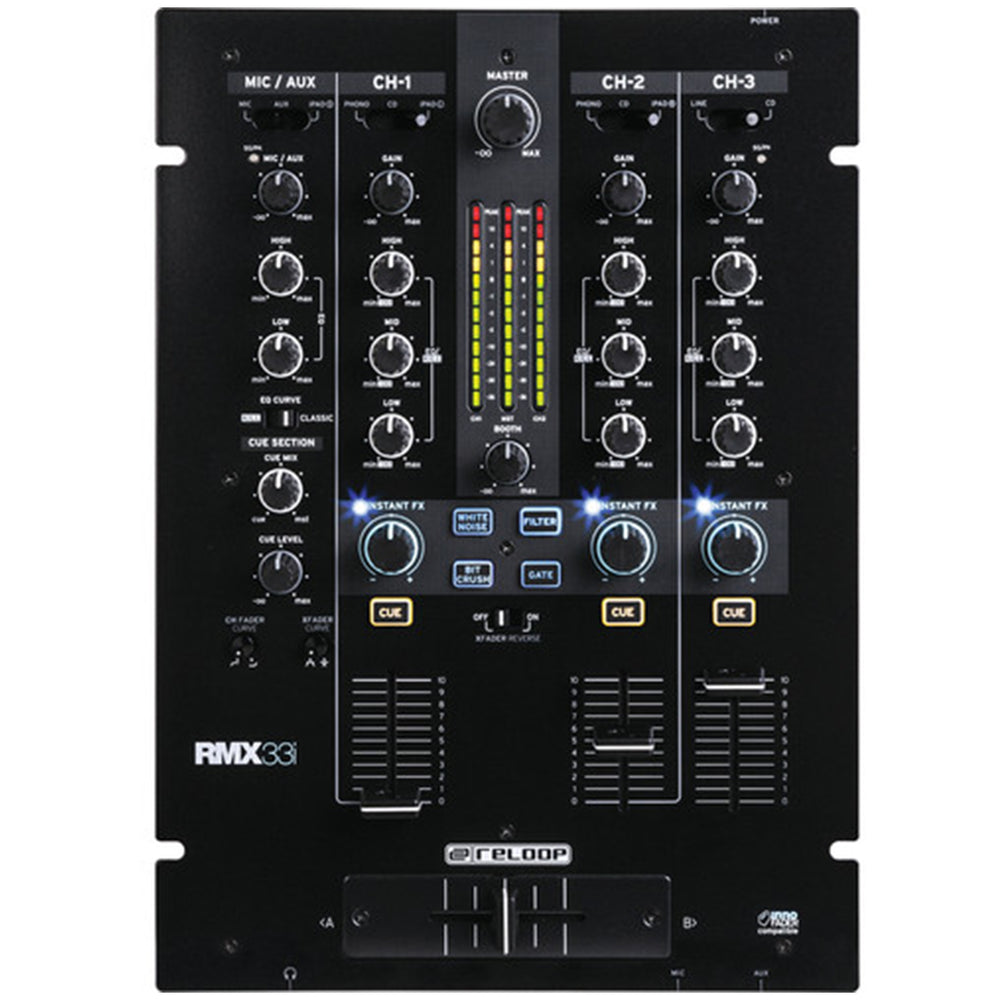 Reloop RMX-33i 3+1 Channel Digital Club Mixer