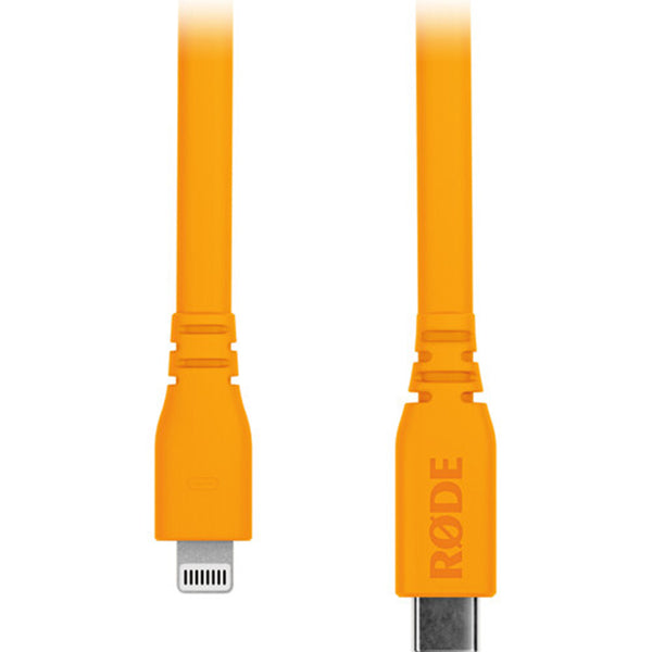 Câble USB-C vers Lightning Rode SC19-O de 1,5 m de long (orange)