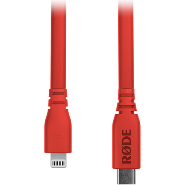 Câble USB-C vers Lightning Rode SC19-R de 1,5 m (rouge)