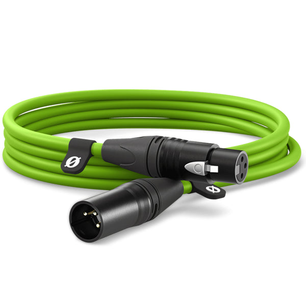 Câble XLR Rode vert 3 mètres