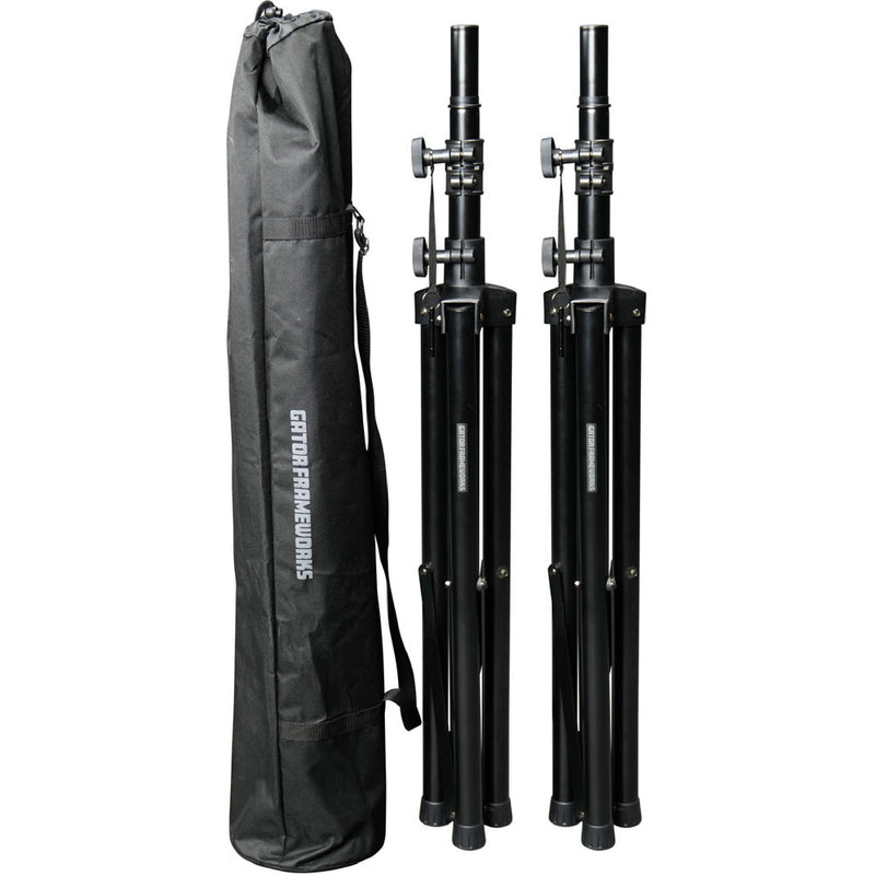 Gator RI-SPKRSTDSET-200-AL Rok-It Speaker Stand Set