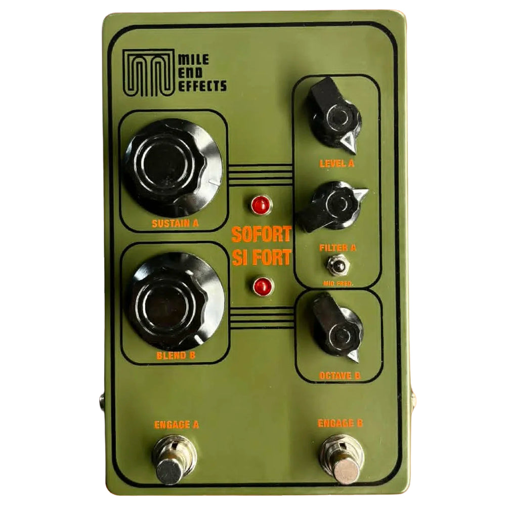 Mile End Effects SOFORT, SI FORT - Dual Channel, 2-in-1 Fuzz