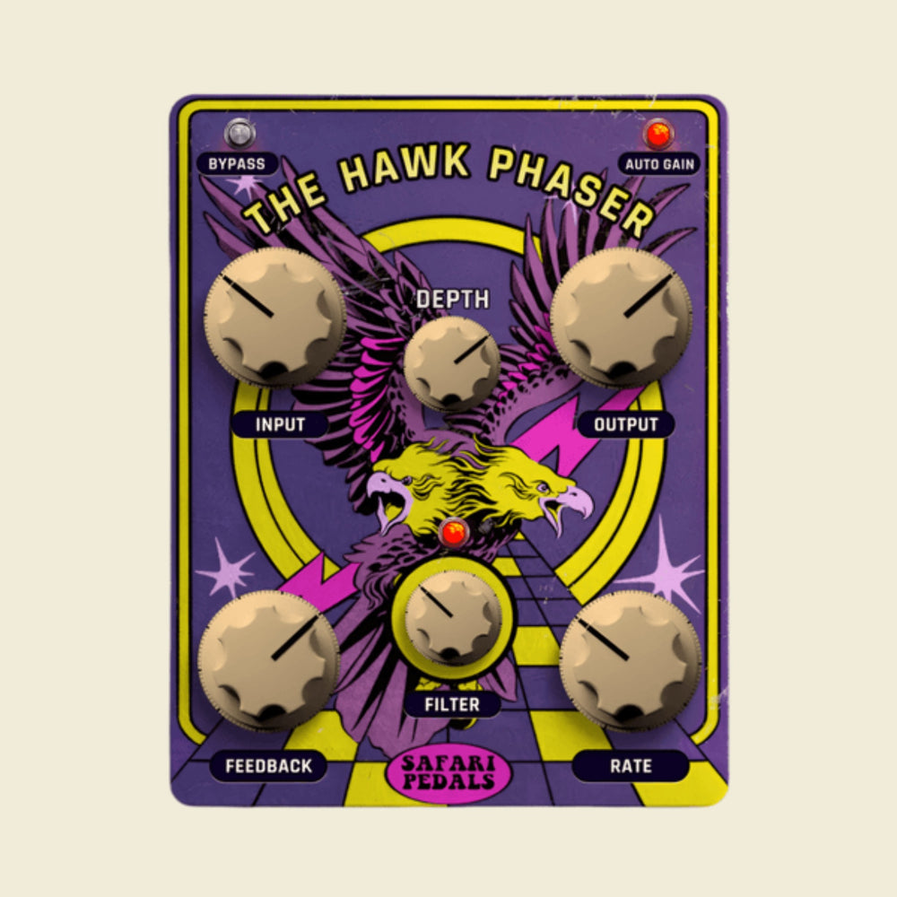 Safari Pedals Hawk Phaser- Vintage Modulator
