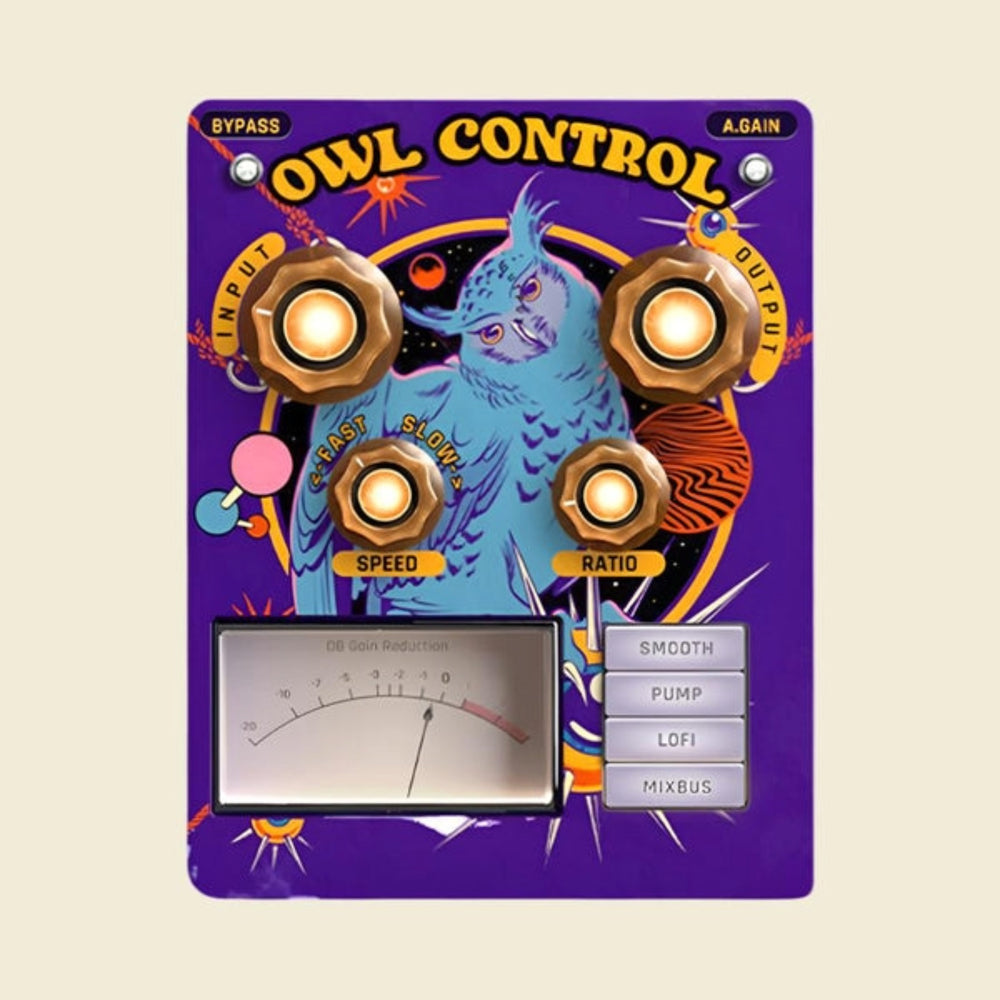 Safari Pedals Owl Control - 4 compresseurs intelligents dans un plugin déjanté