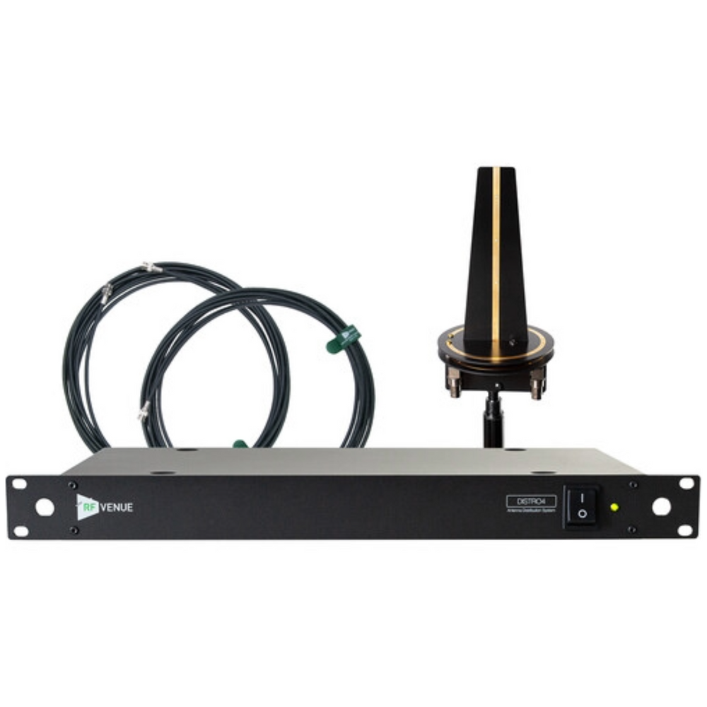 RF Venue D-OMNIDISTRO4 4-Channel Wireless Microphone Omni