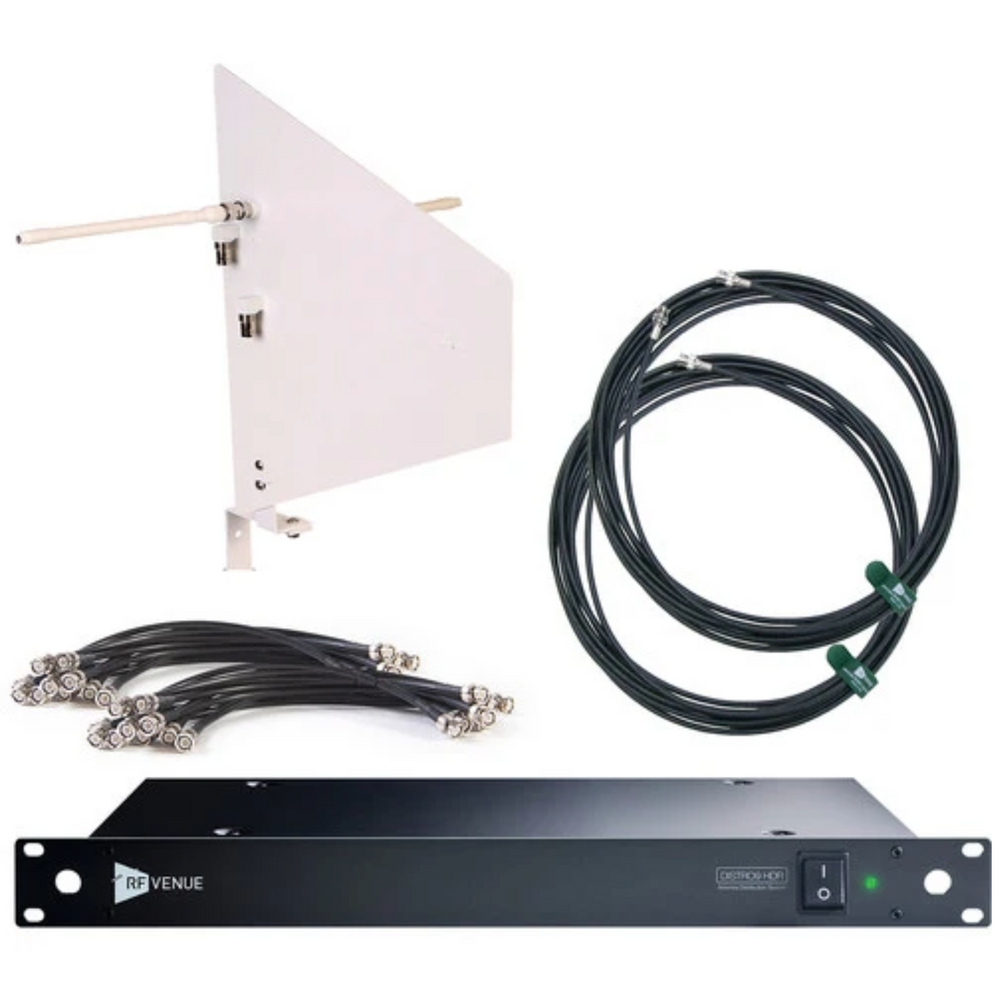 RF Venue DFINWD9 HDR 9-Channel Antenna Distributor