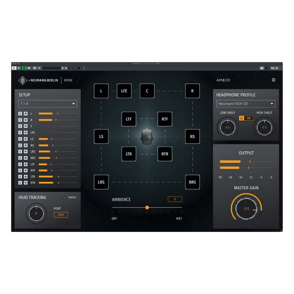 Neumann RIME Binaural Monitoring Plugin NDH 20/30