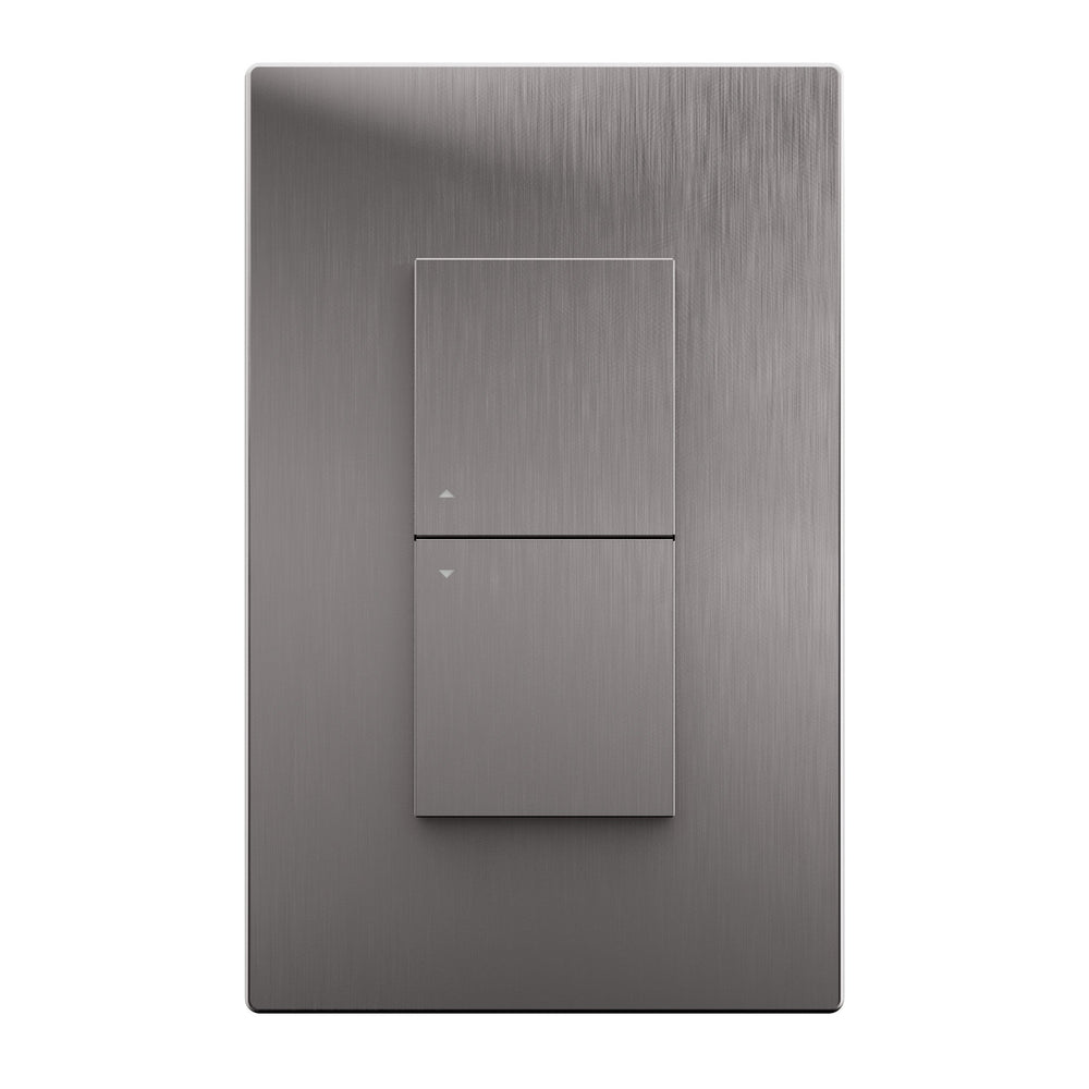 Savant Ascend assemblé - 1 Gang (aluminium brossé)