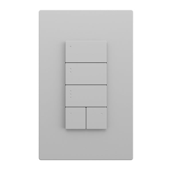 Clavier basse tension Savant Ascend - 5 boutons (Blanc neige)