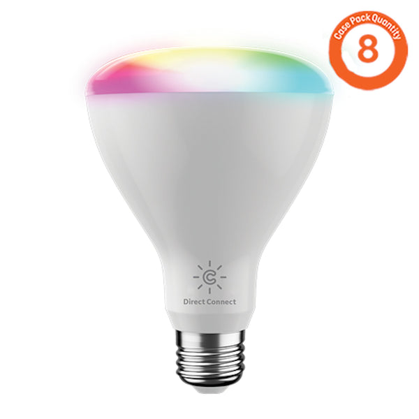 Ampoule intelligente Savant Cync couleur, BR30 (lot de 4 x 2)