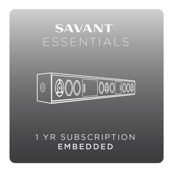 Abonnement d'un an à Savant Essentials | Hébergement audio IP